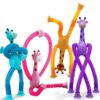 Jouet de girafe à ventouse télescopique