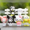 Lot de 6 Figurines Hello Kitty