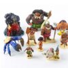 Lot de 10 Figurines Moana