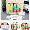 Jeu de trie de couleur coulissant