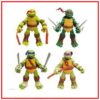 Lot De 4 Figurines Jouets Tortues Ninja Géantes